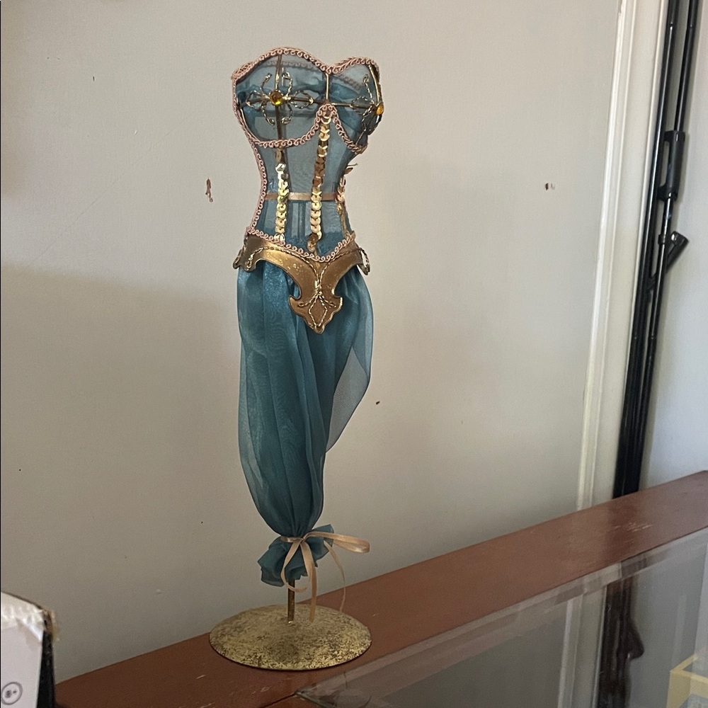 Unique Sexy Harem Bodice Wire Sculpture or Jewelry Stand